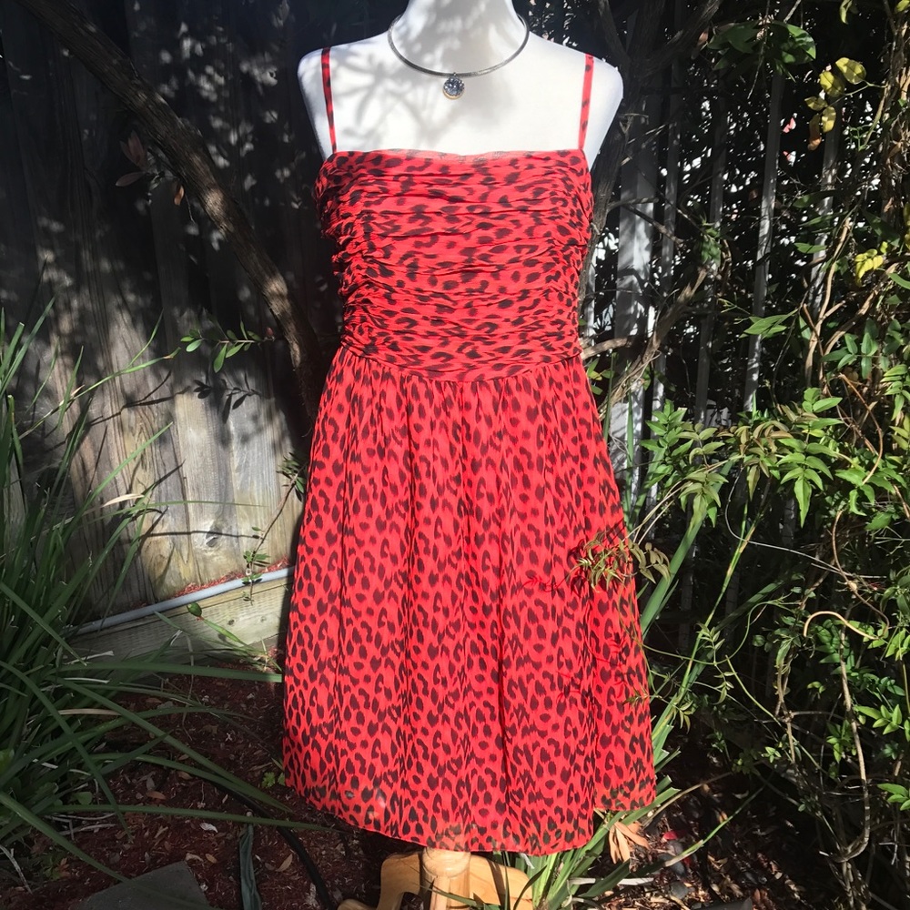 NINE WEST Silk Chiffon Dress NWOT!